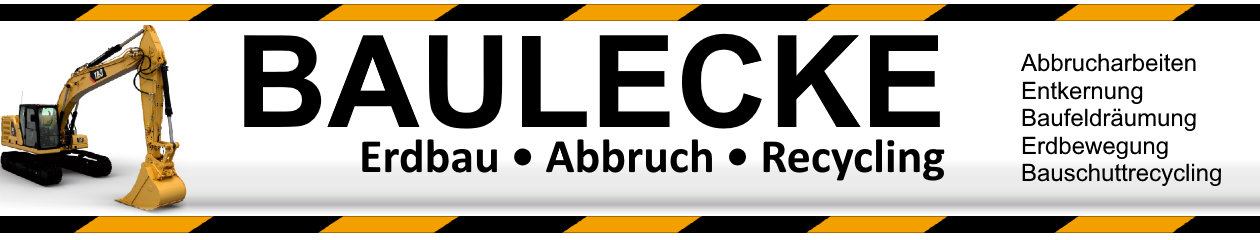 Originales Firmenlogo der Baulecke GmbH